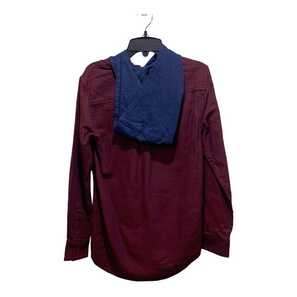 Treasure & Bond Hoodie Button Up Shacket Size L - Picture 3 of 3